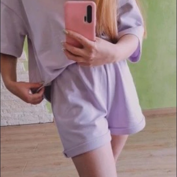 2-in-1 Wisteria ss Sweatshirt + Short (custom) SET - Picture 5 of 16